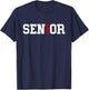 Senior 2026 Class of 2026 Seniors Graduation 2026 Senior 26 T-Shirt - T-Shirt | Navy
