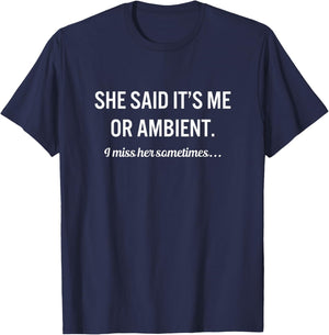 Funny Ambient Music Lover T-Shirt - T-Shirt | Navy