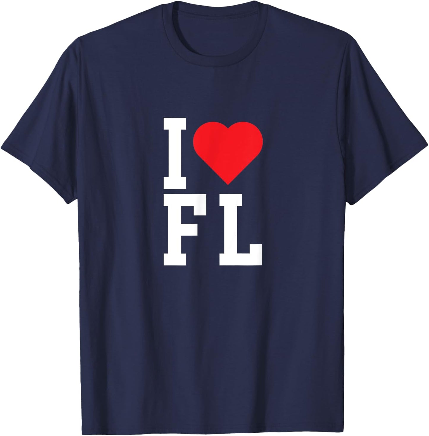 FLORIDA - I Love Florida - Throwback Design - Classic T-Shirt - T-Shirt | Navy