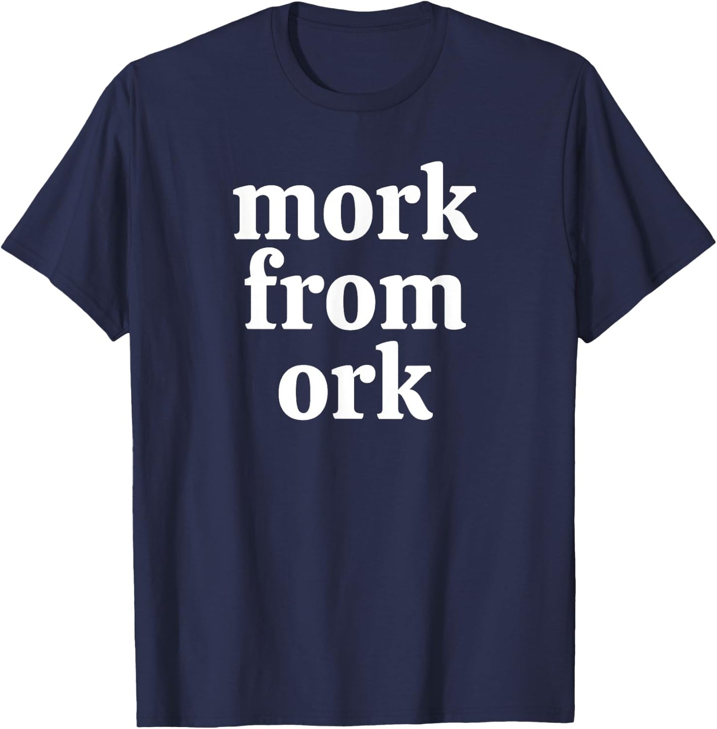 Mork From Ork Funny 70's & 80's Nostalgia T-Shirt - T-Shirt | Navy