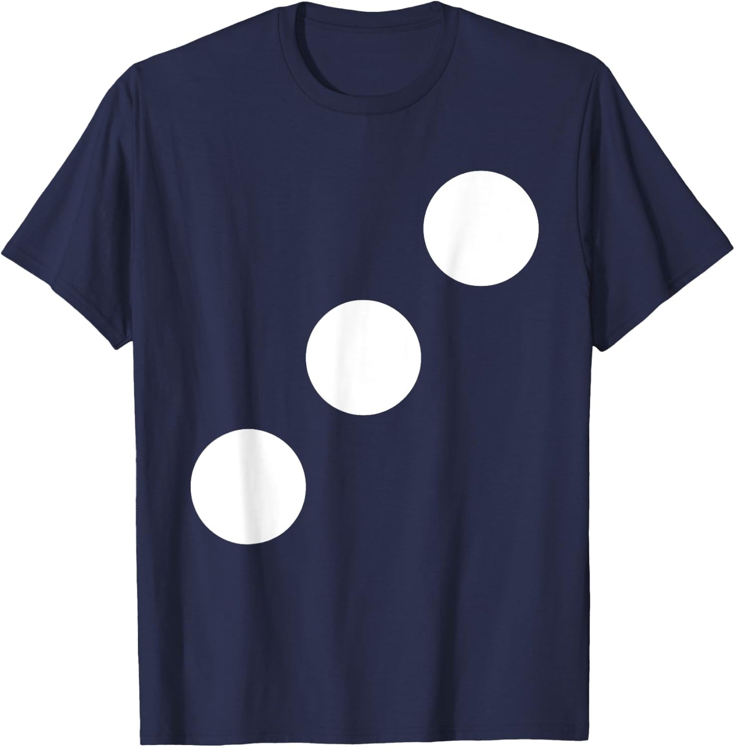Human Dice Number 3 Group Matching Halloween Costume Family T-Shirt - T-Shirt | Navy