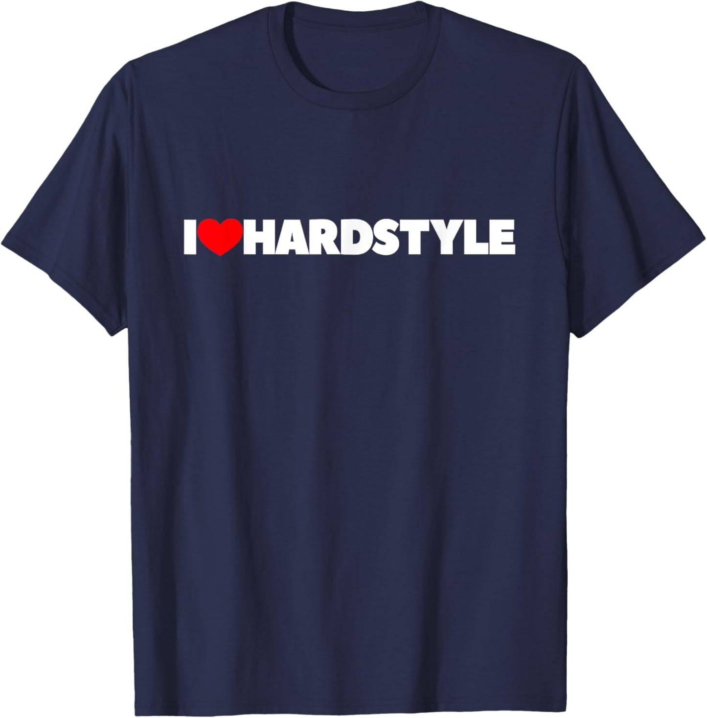 Ich liebe Hardstyle T-Shirt - T-Shirt | Navy