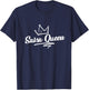 Proud Salsa Dance Queen Gift Salsa Lover Women Dancers T-Shirt - T-Shirt | Navy