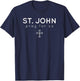 Saint John - Pray for Us - Catholic Patron Saint T-Shirt - T-Shirt | Navy