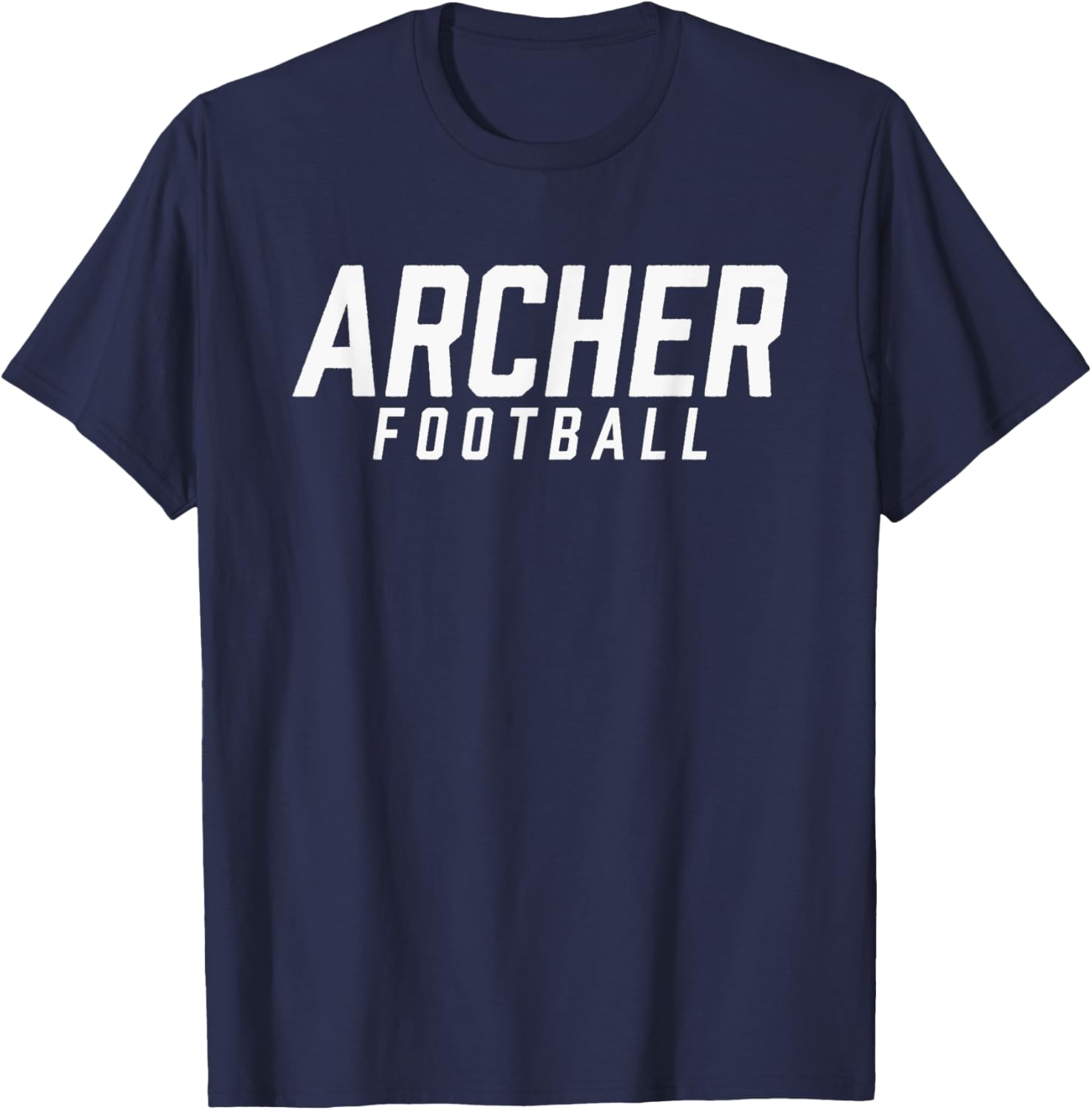 Archer High School Football Team T-Shirt - T-Shirt | Navy