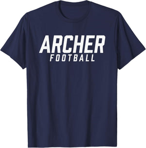 Archer High School Football Team T-Shirt - T-Shirt | Navy