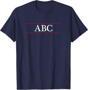 Top That Says - ABC - on it | Graphic T-Shirt - T-Shirt | Navy