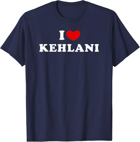I Love Kehlani, I Heart Kehlani T-Shirt - T-Shirt | Navy