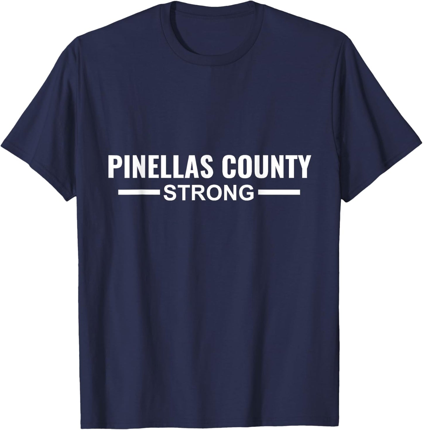 Pinellas County Strong Community Strength Prayer Support T-Shirt - T-Shirt | Navy