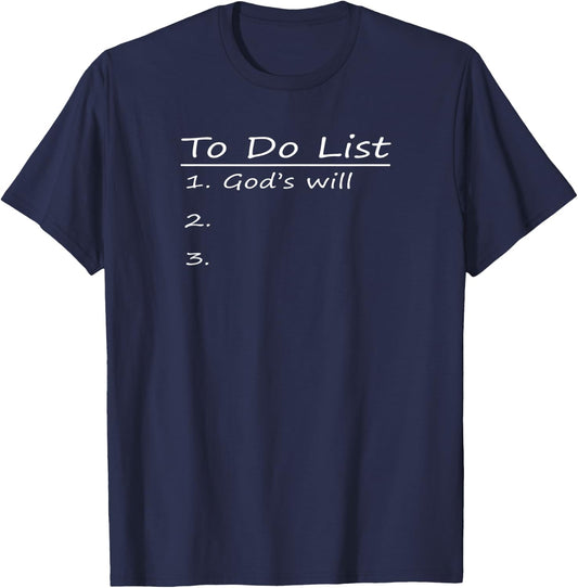 God's will T-Shirt - T-Shirt | Navy