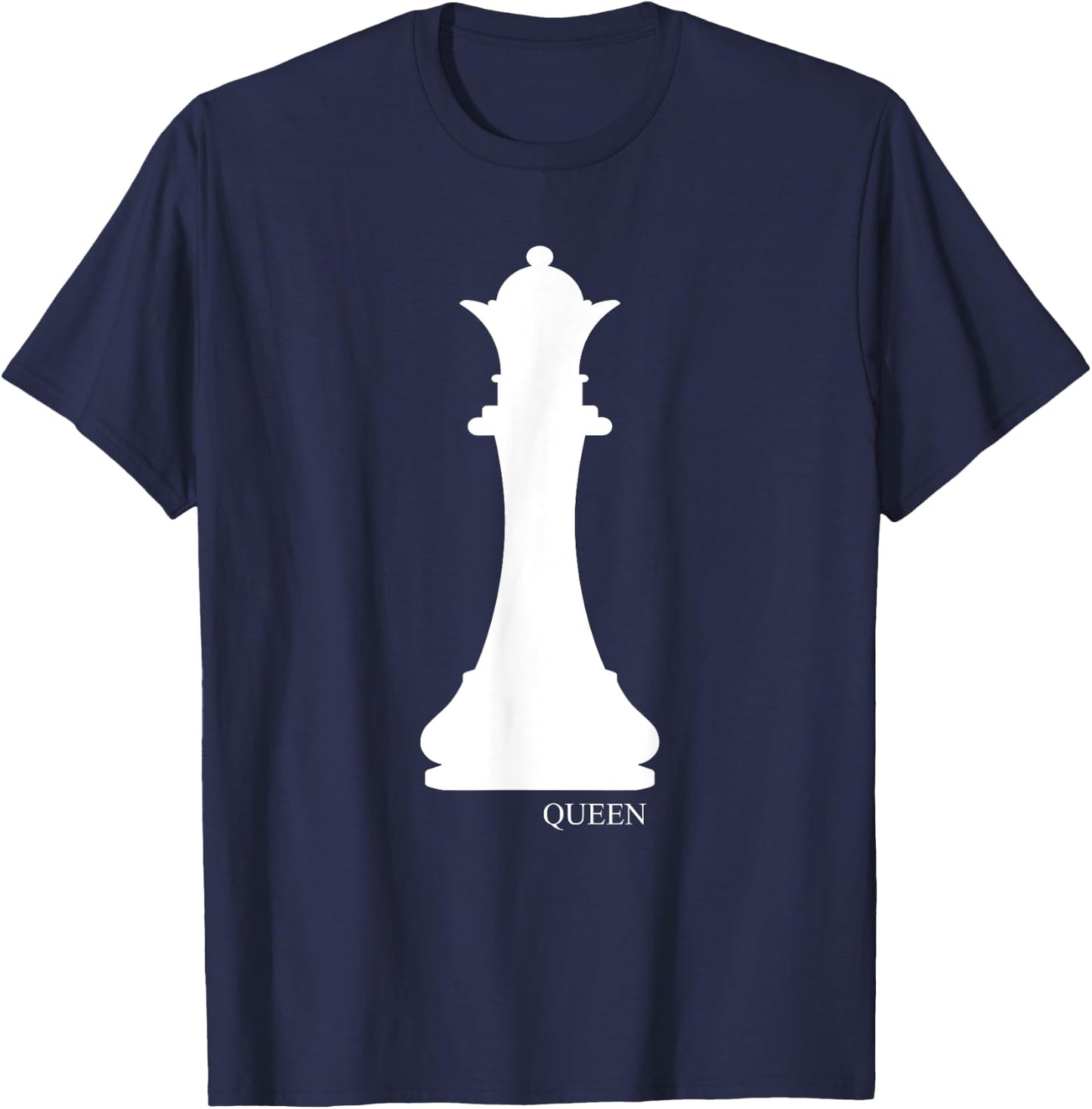Queen Chess Piece Halloween Costume Chess Club Shirt T-Shirt - T-Shirt | Navy