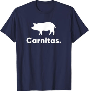 Carnitas - Taco Burrito T-Shirt - T-Shirt | Navy