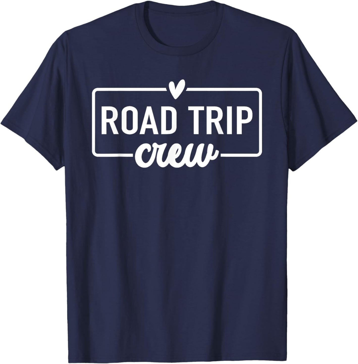 Road Trip Crew RV Adventure Family Friend Vacation Matching T-Shirt - T-Shirt | Navy