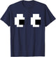 Retro Arcade Game Ghost 80s 8 bit Halloween Group Costume T-Shirt - T-Shirt | Navy