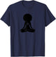 I Am Divine BLM OM Meditation Yoga Wellness T-Shirt - T-Shirt | Navy