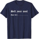 Sell Your Soul Sign Here (Funny) T-Shirt - T-Shirt | Navy