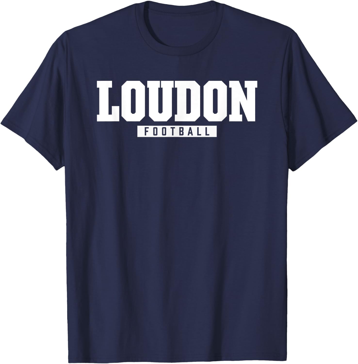 Loudon High School Football HS T-Shirt - T-Shirt | Navy