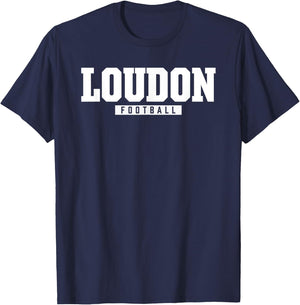 Loudon High School Football HS T-Shirt - T-Shirt | Navy