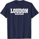 Loudon High School Football HS T-Shirt - T-Shirt | Navy