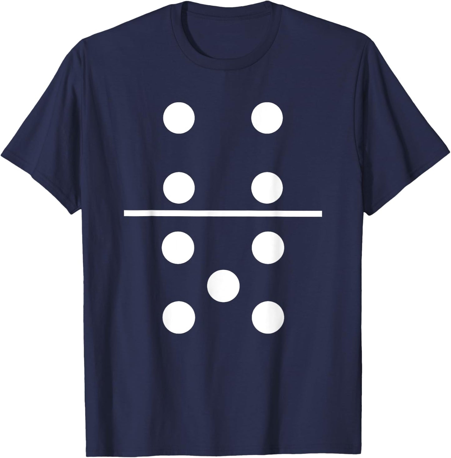 Domino 4 and 5 Matching Halloween Group Costumes 4-5 Gifts T-Shirt - T-Shirt | Navy