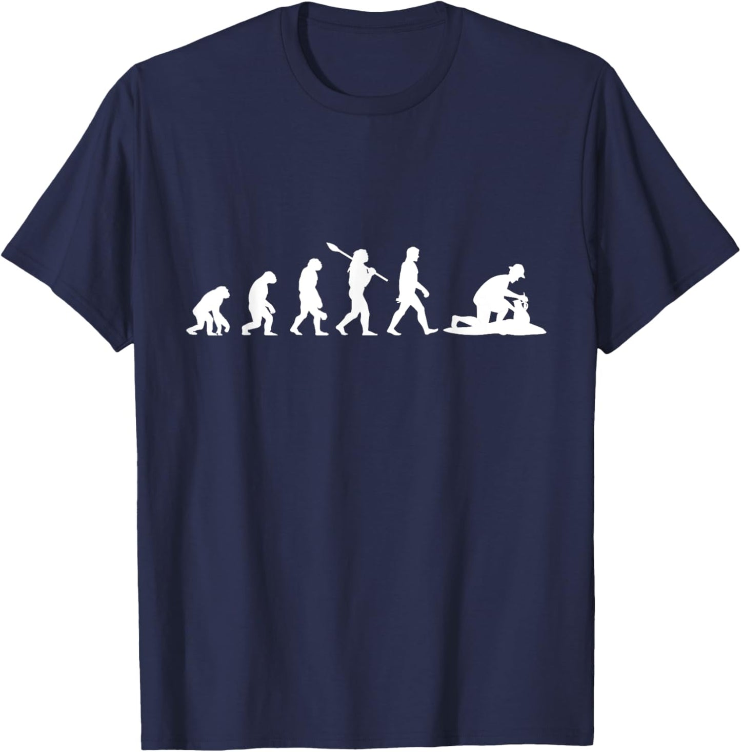 Evolution Archaeologist Archaeology Funny Ancient Digging T-Shirt - T-Shirt | Navy