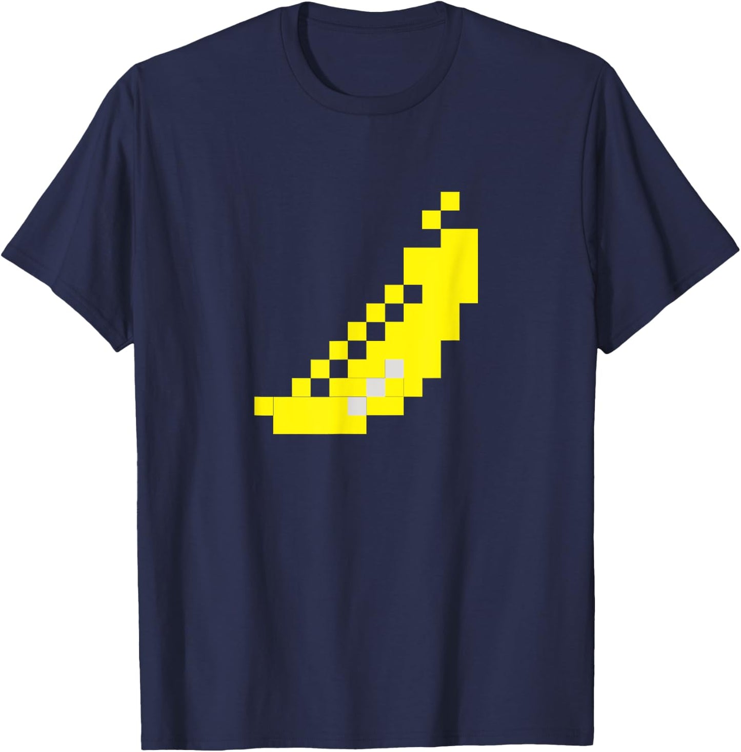 Pixel Banana 80s Video Game Halloween Group Costume T-Shirt - T-Shirt | Navy
