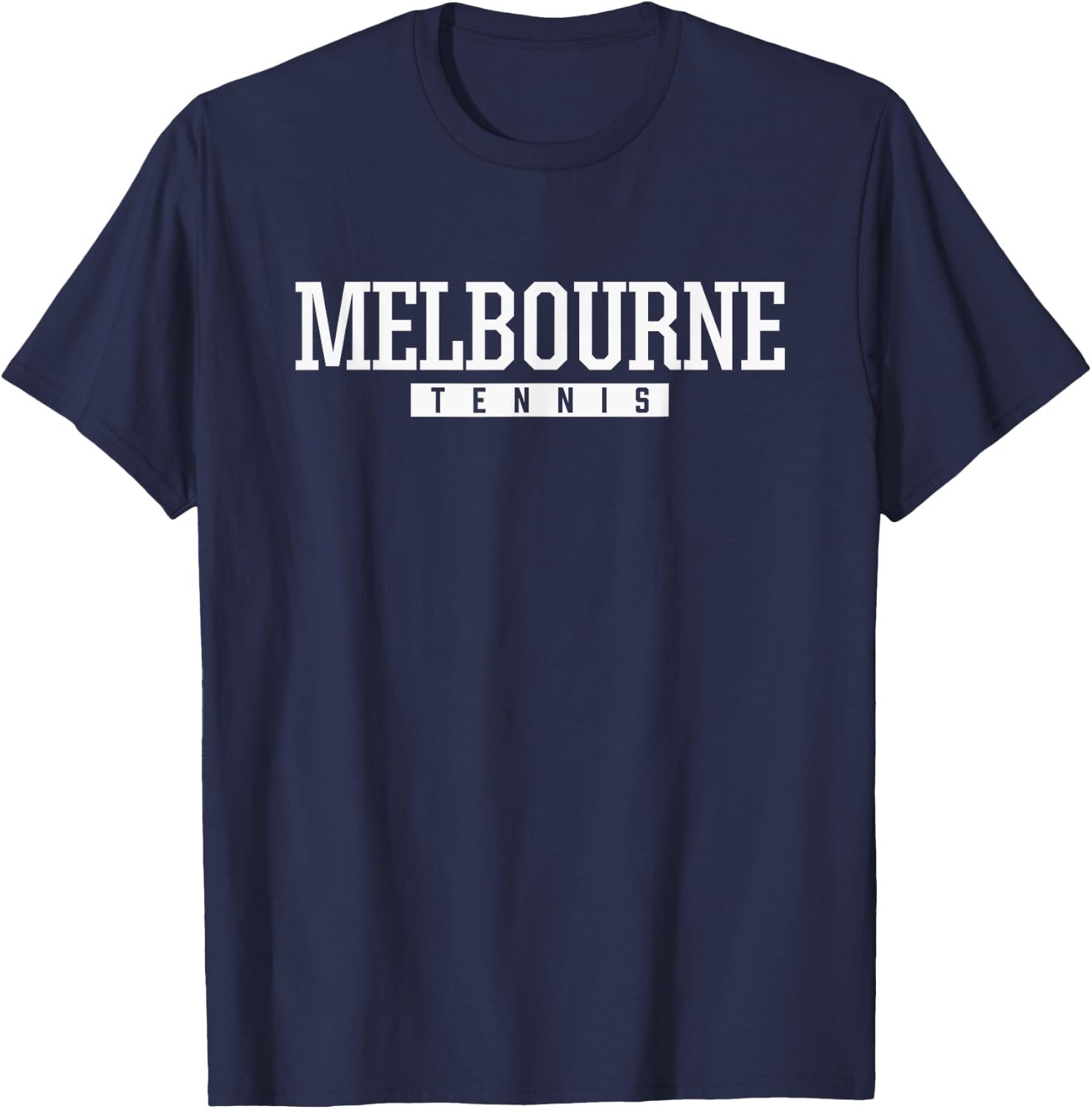 Melbourne High School Tennis T-Shirt - T-Shirt | Navy