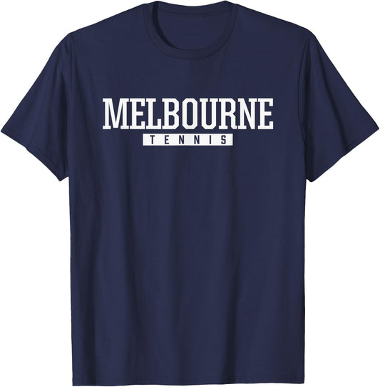 Melbourne High School Tennis T-Shirt - T-Shirt | Navy