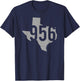 956 Area Code, Laredo, Brownsville, McAllen, Texas T-Shirt - T-Shirt | Navy