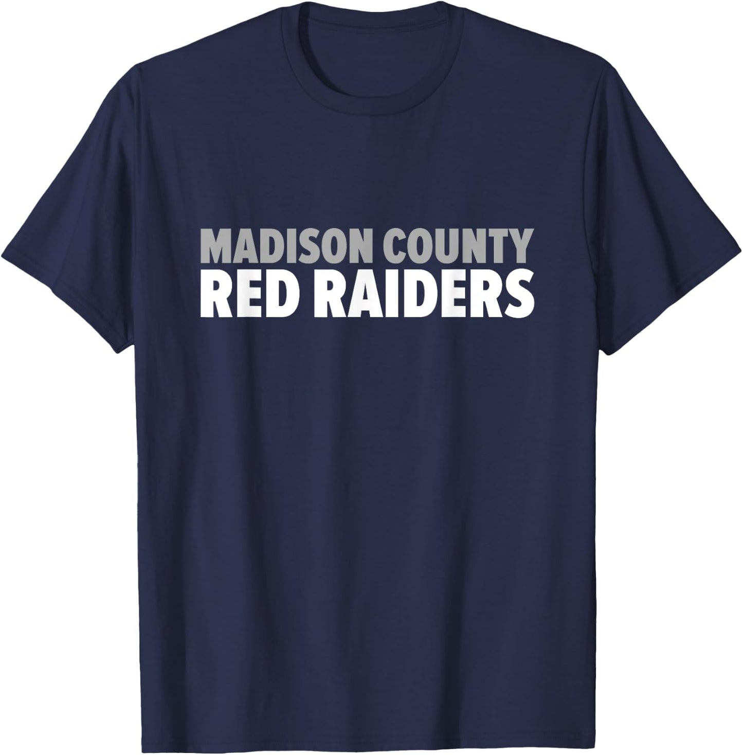 Madison County Red Raiders Bold T-Shirt - T-Shirt | Navy