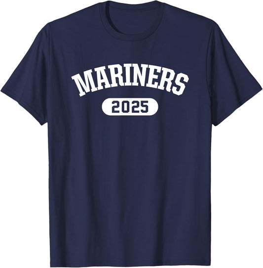 Mariners Homer 2025 HS T-Shirt - T-Shirt | Navy