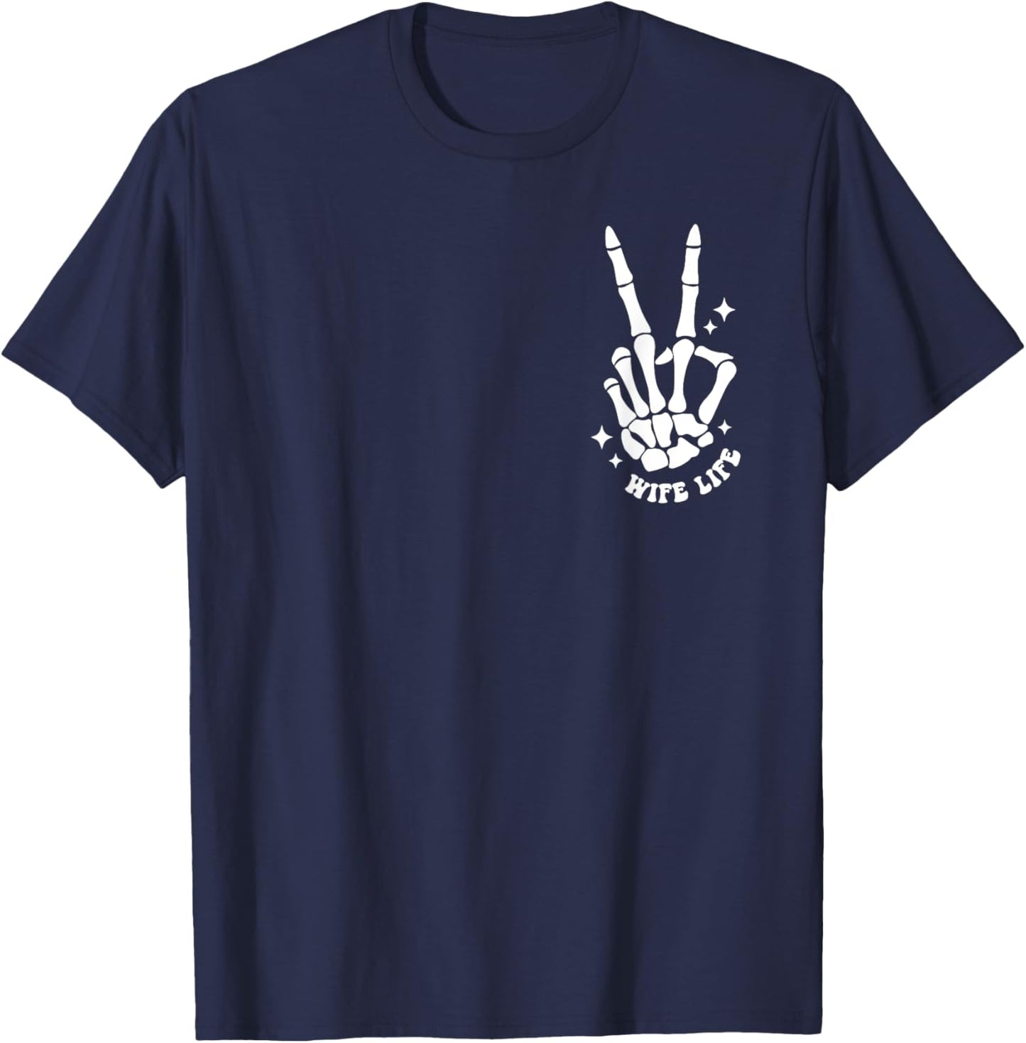 I Love My Husband But Sometimes I Wanna Square Up Wife Life T-Shirt - T-Shirt | Navy