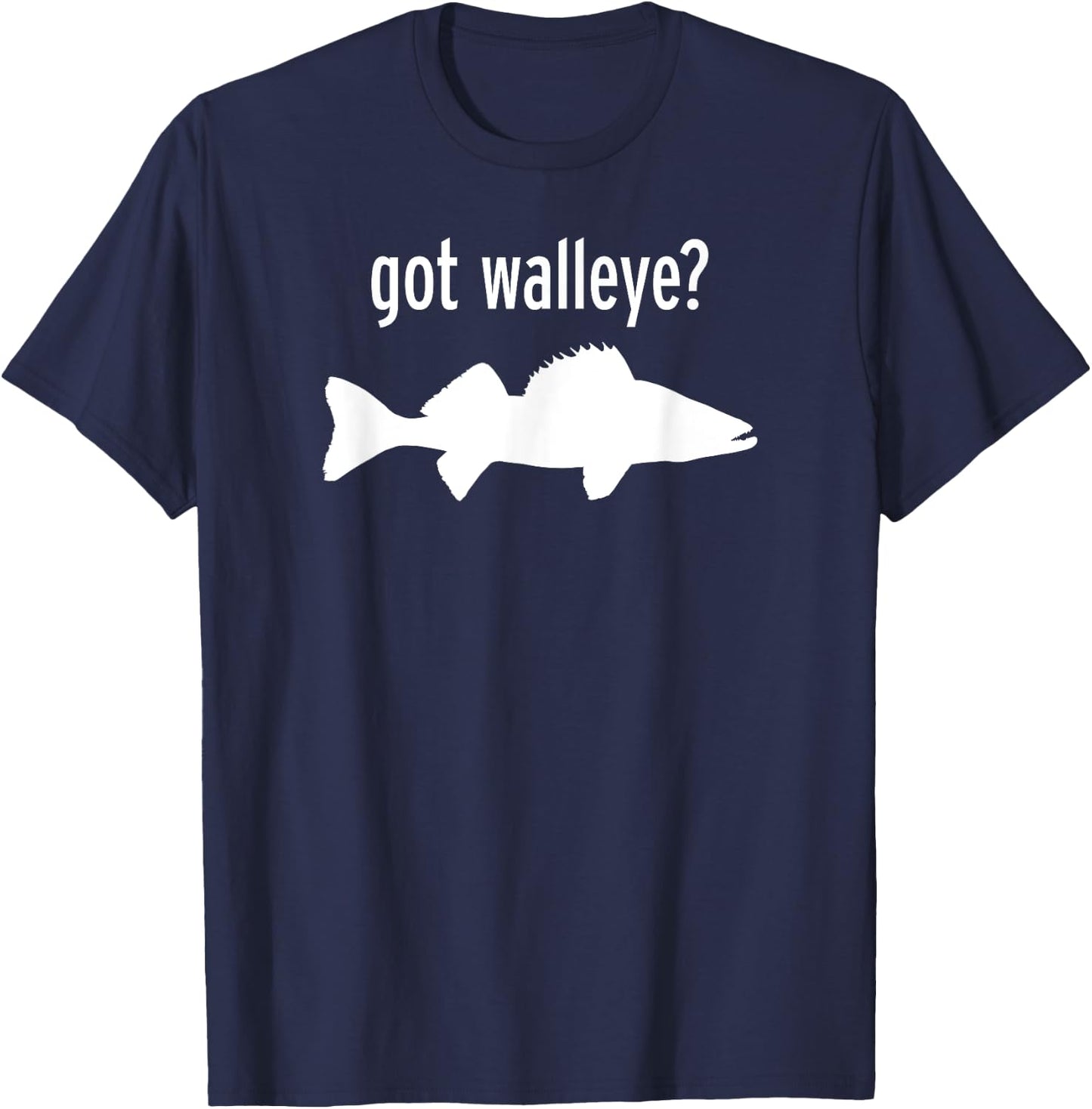 Walleye Fishing T-Shirt - T-Shirt | Navy