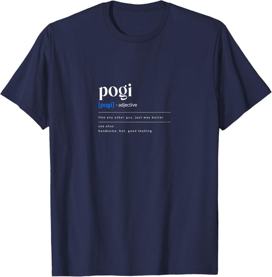 Pogi Design for Proud Pinoys T-Shirt - T-Shirt | Navy