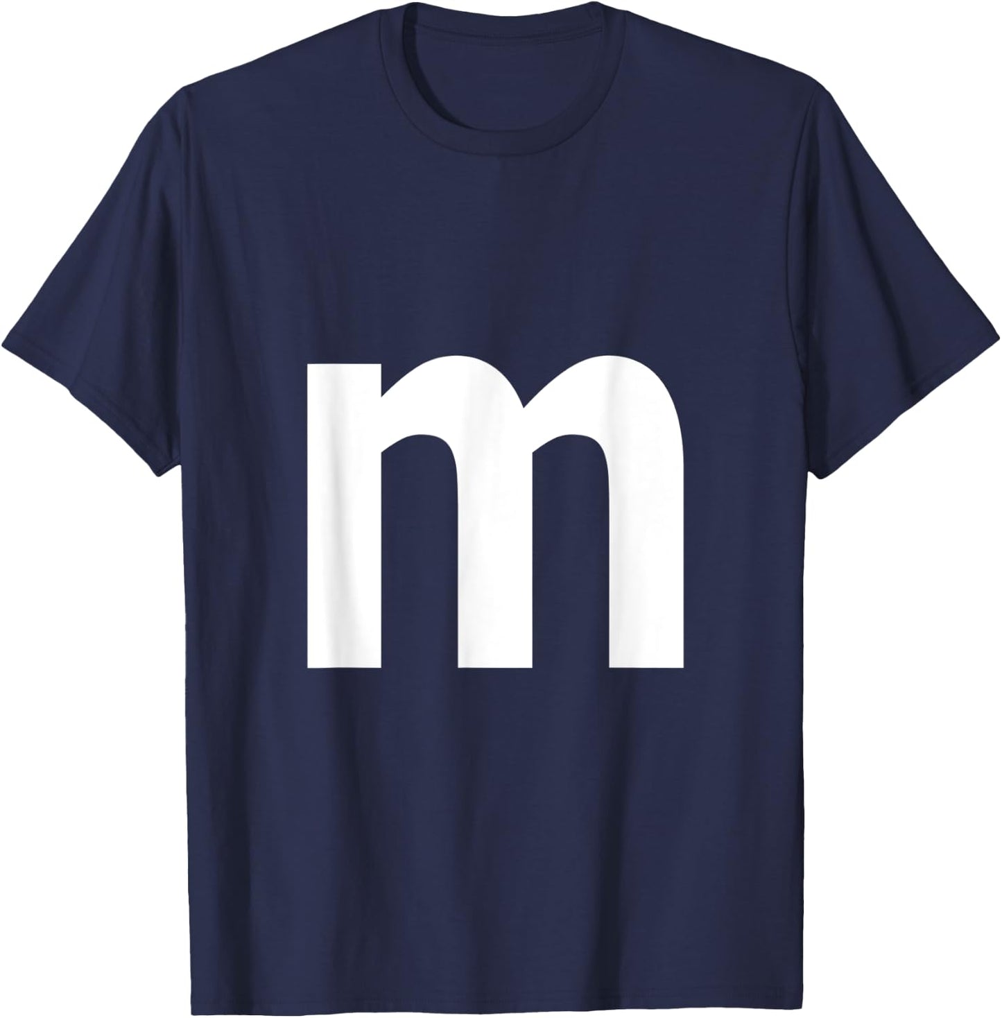 Alphabet Letter M (lower case m) - Additional Colors T-Shirt - T-Shirt | Navy