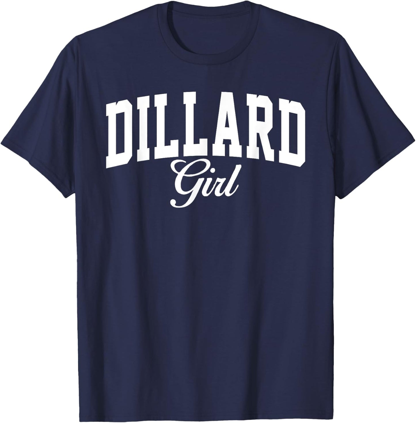 Dillard University Girl Arch Vintage Design Girls T-Shirt - T-Shirt | Navy
