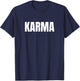 Karma T-Shirt - T-Shirt | Navy