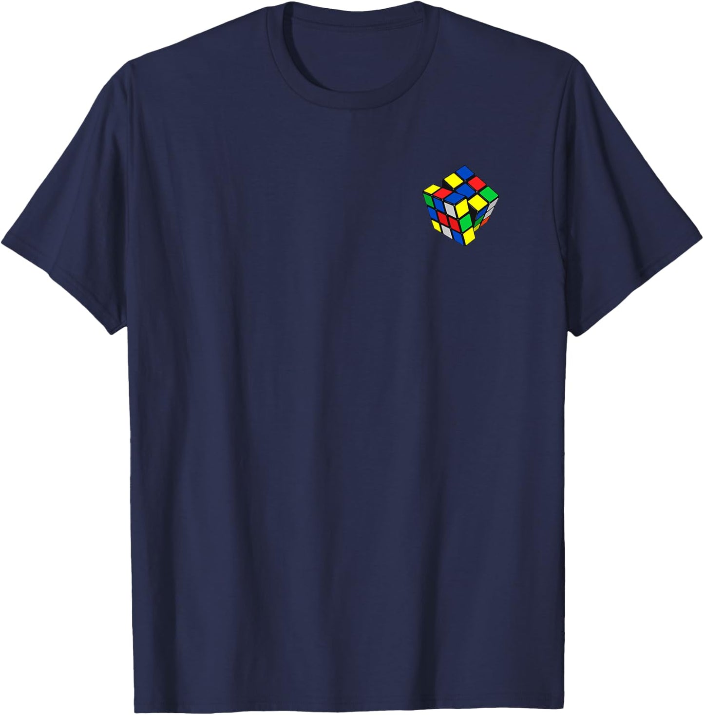 Impossible Rubik Rubix Rubics Cube Pocket Retro Gaming Boy T-Shirt - T-Shirt | Navy
