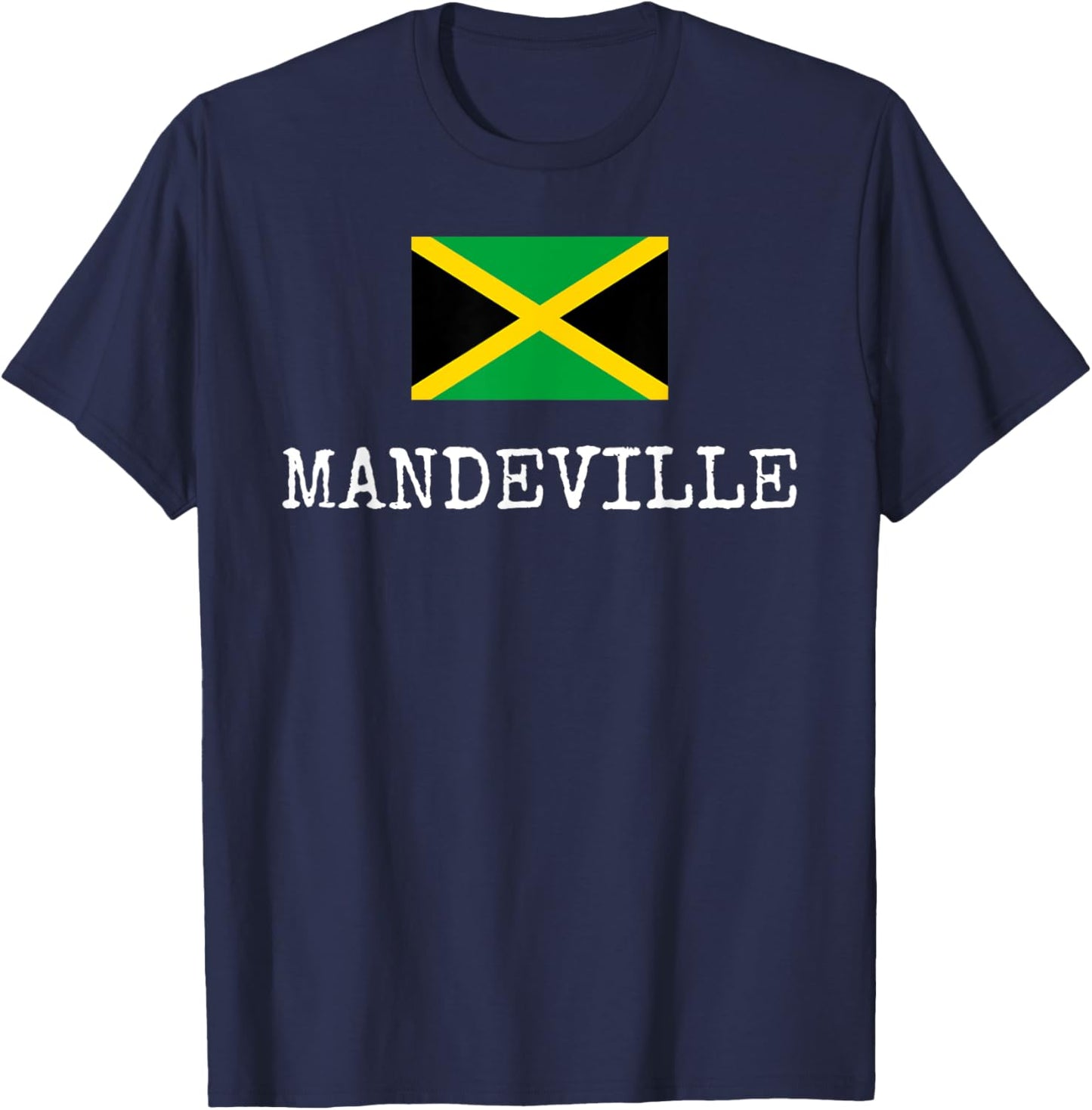 Mandeville Country Jamaica Family Trip Jamaicans Men Women T-Shirt - T-Shirt | Navy