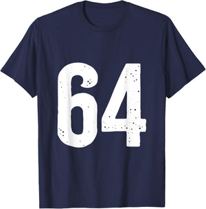 Number 64 T-Shirt - T-Shirt | Navy