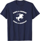 Save A Horse & Ride A Cowboy Is My Horse Ok T-Shirt - T-Shirt | Navy