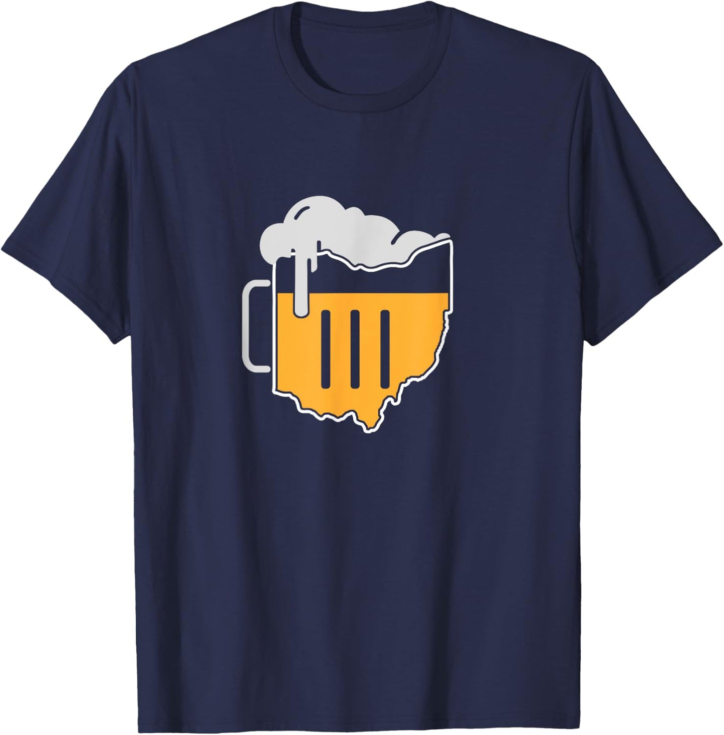 Ohio beer brewing Cincinnati Columbus Gift T-Shirt - T-Shirt | Navy