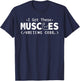 I Got These Muscles Writing Code Funny Computer Coding Nerd T-Shirt - T-Shirt | Navy