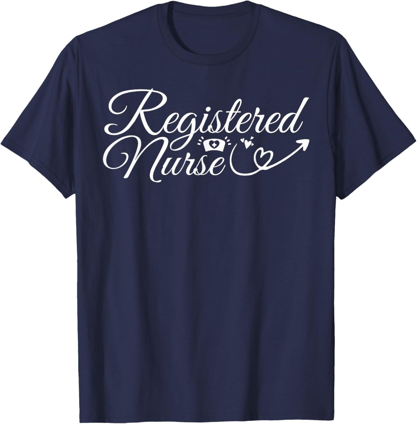 Registered Nurse - Nurse Healthcare Nursing T-Shirt - T-Shirt | Navy