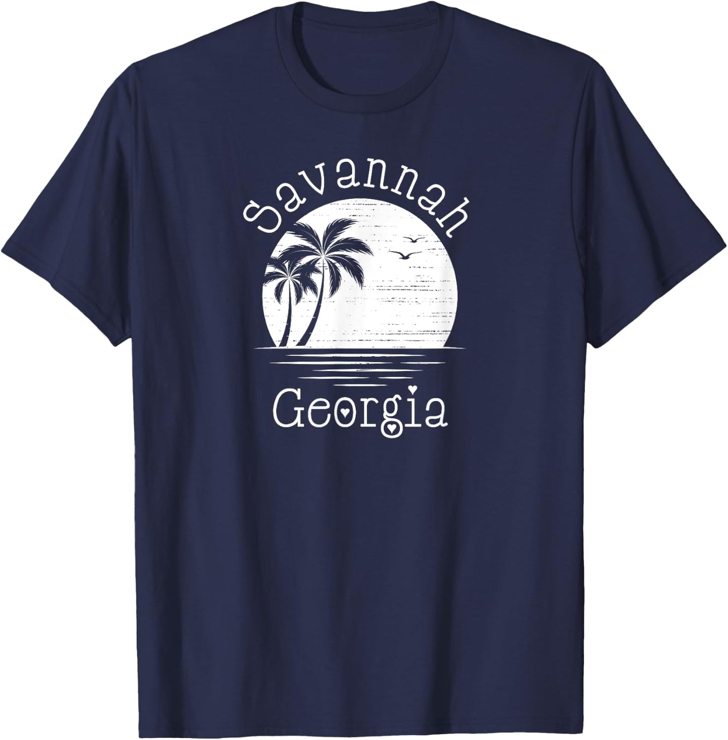 Savannah Georgia T-Shirt - T-Shirt | Navy