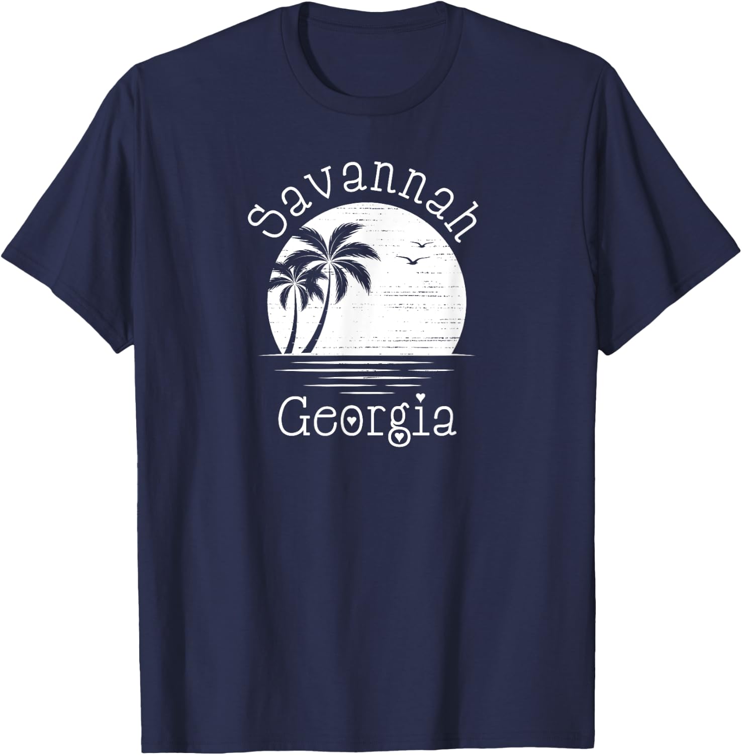 Savannah Georgia T-Shirt - T-Shirt | Navy
