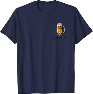 Beer Club Classic Beer Mug Vintage Retro Beer Drinker T-Shirt - T-Shirt | Navy