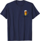 Beer Club Classic Beer Mug Vintage Retro Beer Drinker T-Shirt - T-Shirt | Navy