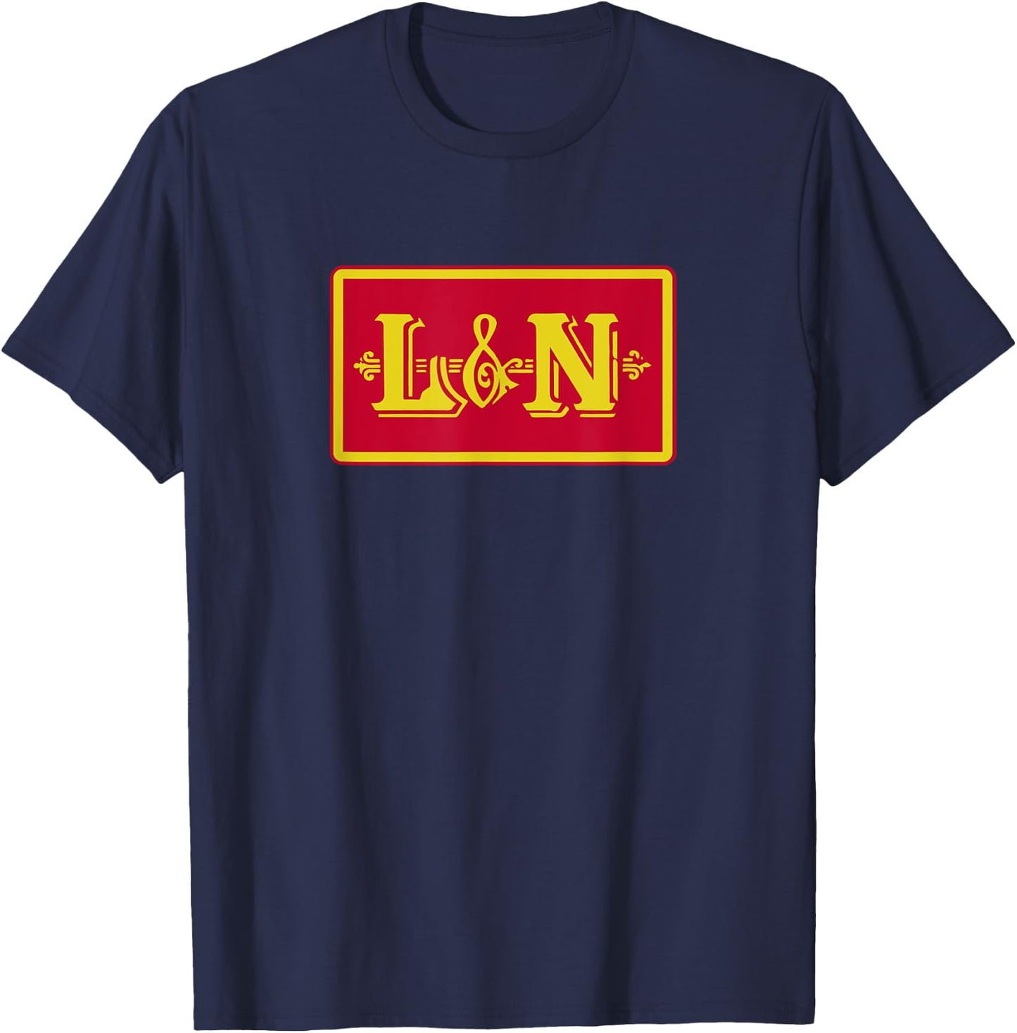 Retro Railroad Louisville and Nashville Railway T-Shirt - T-Shirt | Navy