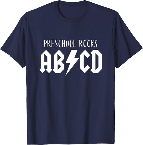 Preschool Rocks for Boys ABCD Rock First Day of Preschool